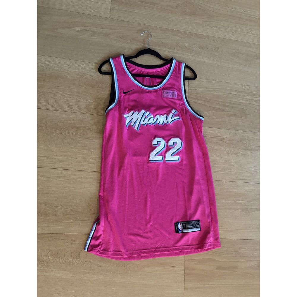 NBA Miami Heat Official Jimmy Butler Jersey "Vice Pink Edition" Nike Swingman